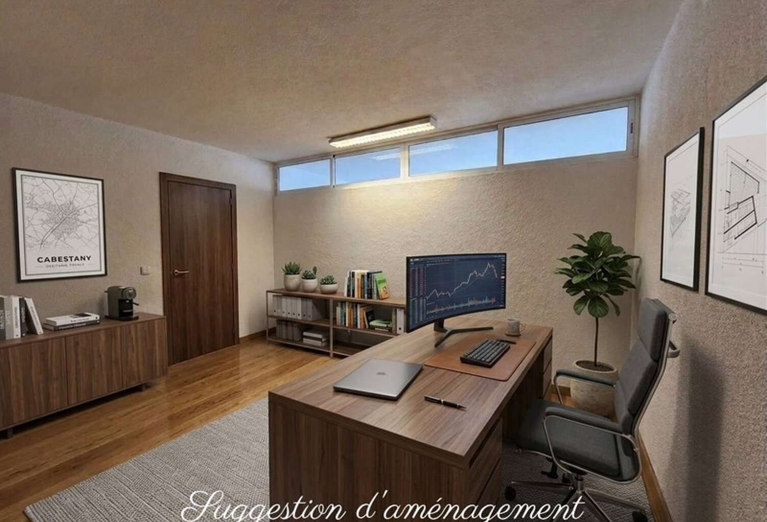 À LOUER - Bureau 24 m² hyper-centre PERPIGNAN (66) Loyer 350€ HT/HC — photo 1