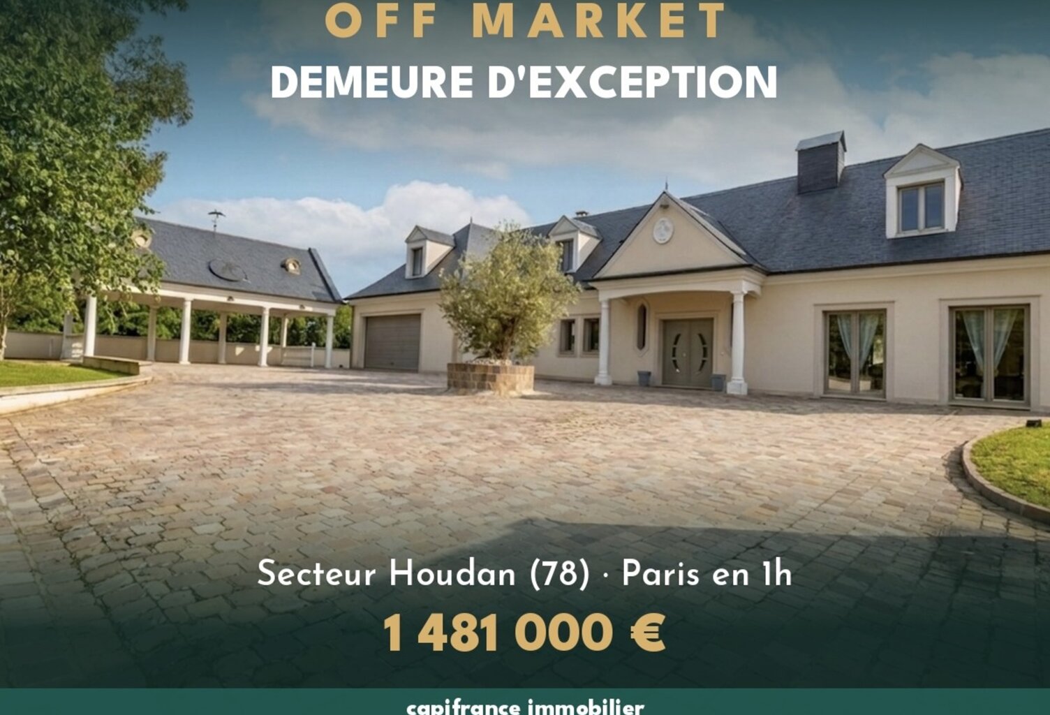 SECTEUR HOUDAN / PORTES DE LA NORMANDIE (78) – PARIS EN 1H (TRANSILIEN) — photo 1
