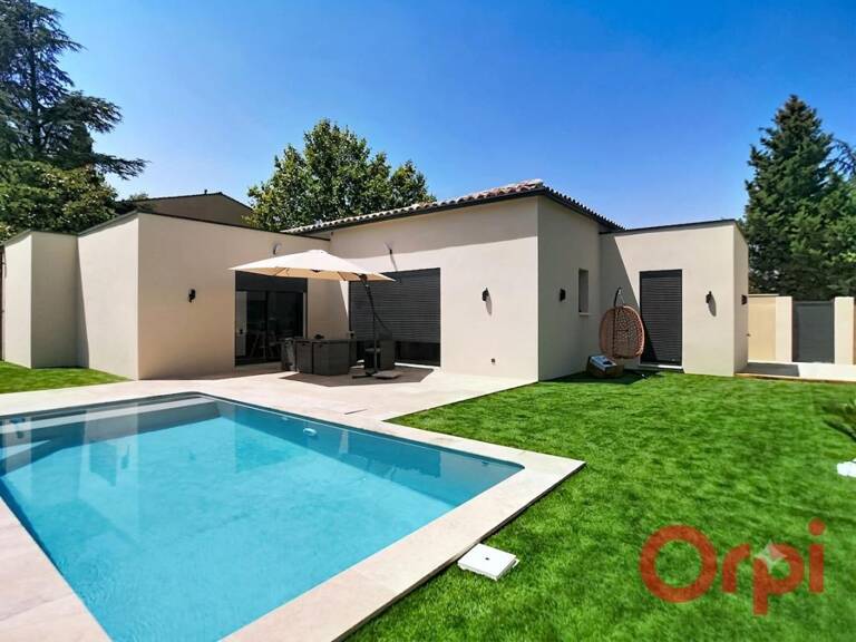 Saint Saturnin les avignon maison neuve de plain pied 4 chambres avec piscine — photo 1