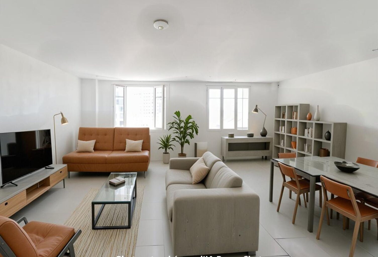 LYON 7e – FACE AU PARC BLANDAN – 73,80 m² – TRAVERSANT EST/OUEST – 5e ÉTAGE – DPE C — photo 1