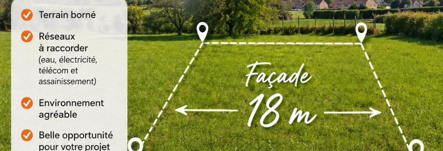 Terrain  581 m² à vendre à Vaulx-Vraucourt (62159)
