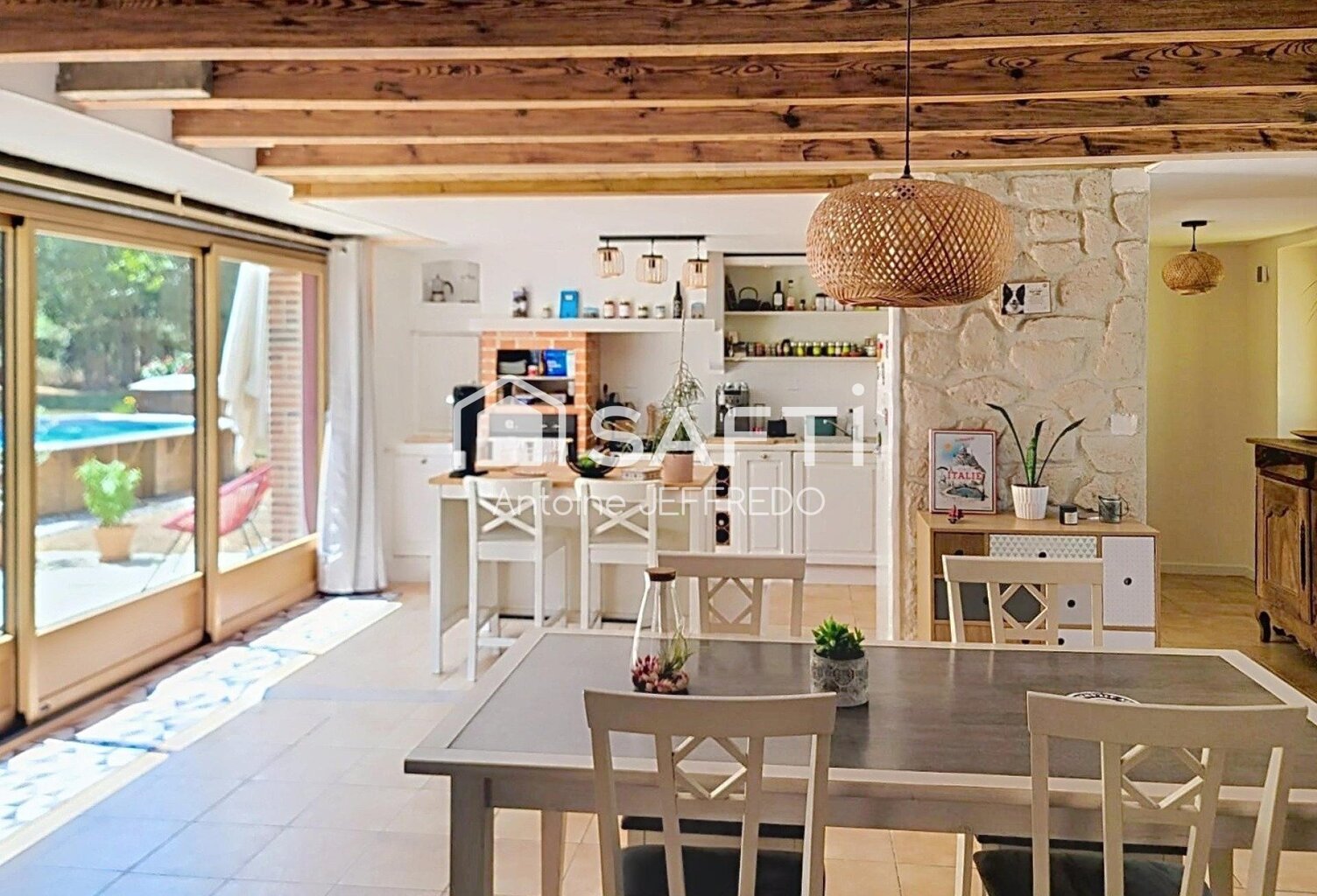 Longère de charme avec piscine — photo 1