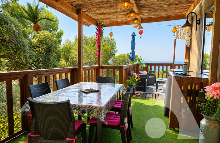 SOUS OFFRE / Maison 3 Pièces 40m² , JACUZZI 6P , VUE MER -SAINT-RAPHAEL-BOULOURIS — photo 2
