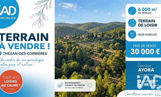 Terrain  6060 m² à vendre à Thézan-des-Corbières (11200)