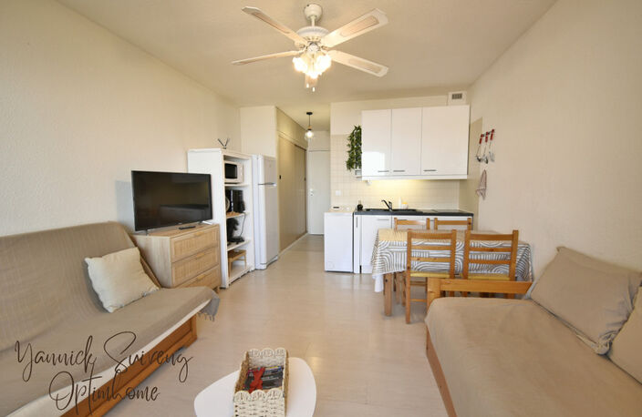 STUDIO DISPOSANT D'UNE MAGNIFIQUE VUE - LE BARCARES (66420) — photo 3