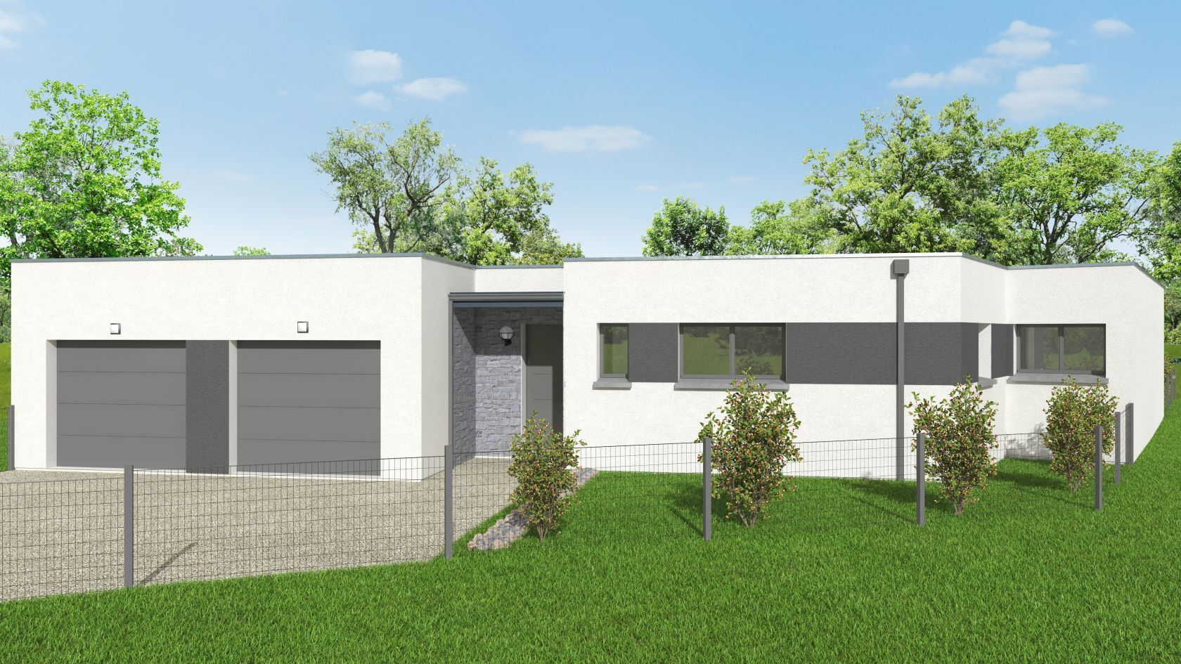 Projet de construction d'une maison 118 m² avec terrain à GOSNE (35)