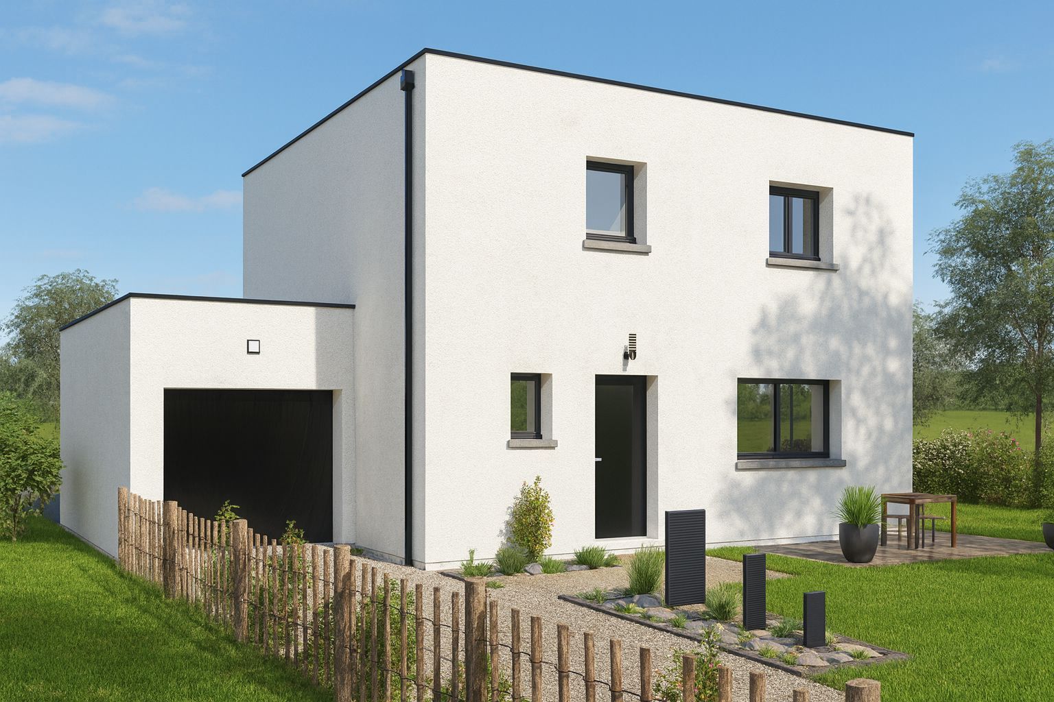 Projet de construction d'une maison 105 m² avec terrain à LA CHAPELLE-THOUARAULT (35)