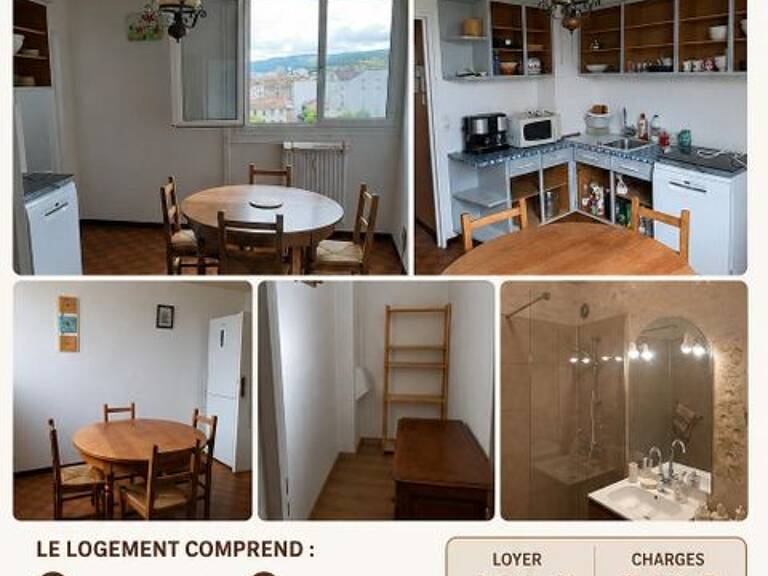 Appartement de 72m2 à louer sur Saint-Étienne — photo 1