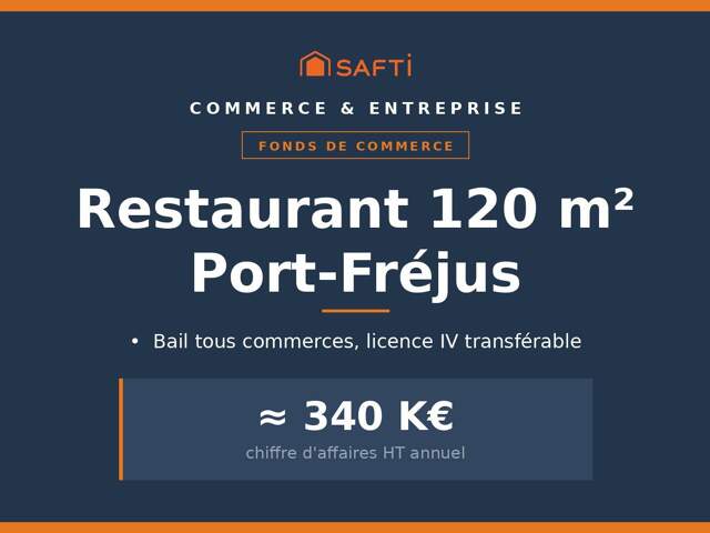 Restaurant Port-Fréjus, CA de l'ordre de 340 K€ — photo du bien