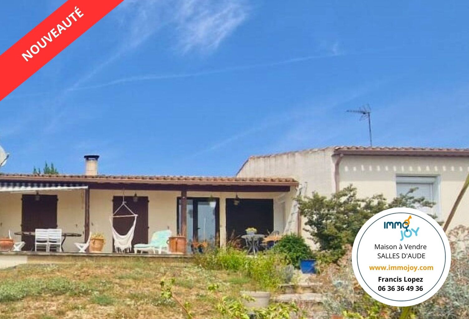 Maison familiale spacieuse de 213 m2 à Salles d'Aude, proche — photo 1