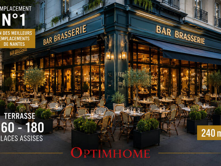 Brasserie – Bar d'exception – Emplacement N°1 au cœur de Nantes - Fonds de commerce — photo 1