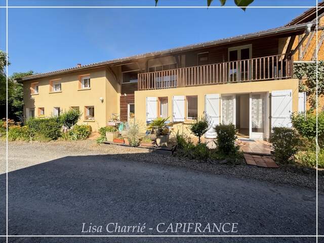 Propriété aux multiples possibilités : 2 maisons, studio et dépendances sur 3 007 m², proche de NOGARO (32) — photo du bien