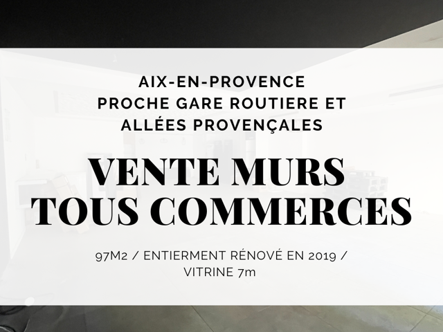 Murs commerciaux - Toutes activités   97 m2   PAS DE LOYER. — photo du bien