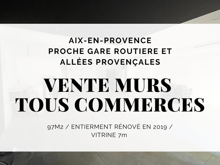 Murs commerciaux - Toutes activités   97 m2   PAS DE LOYER. — photo 1