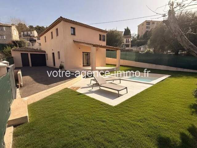 Tourrette-Levens Maison avec piscine, 5 pieces. — photo du bien