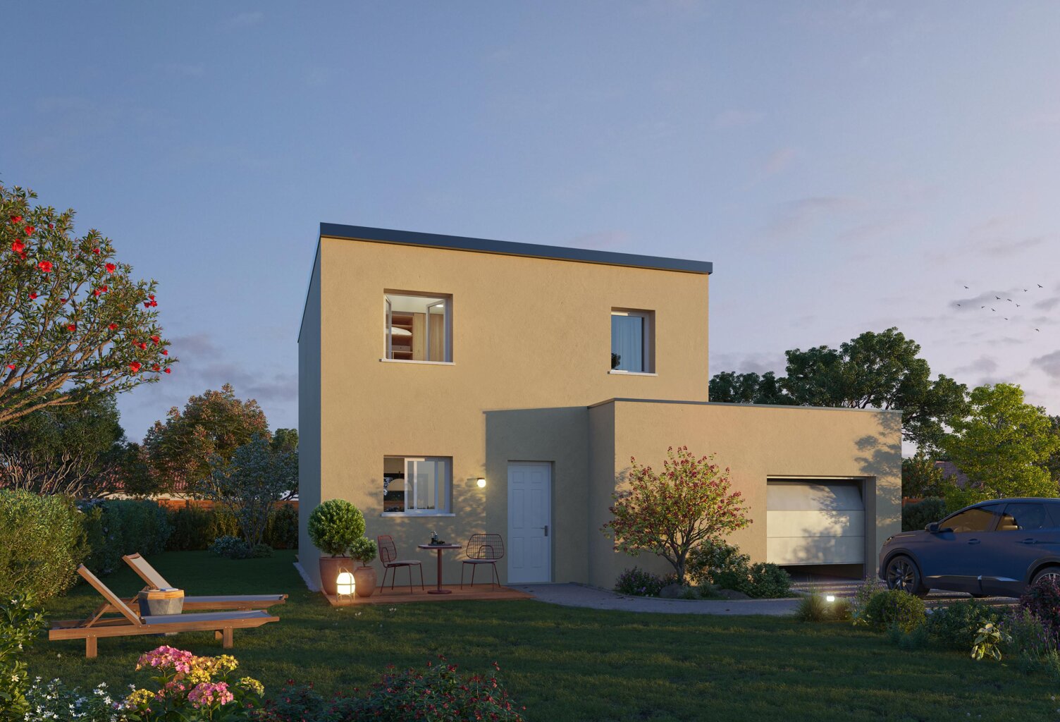 PROJET MAISON MODULAIRE A OSSATURE BOIS A BATIR — photo 1