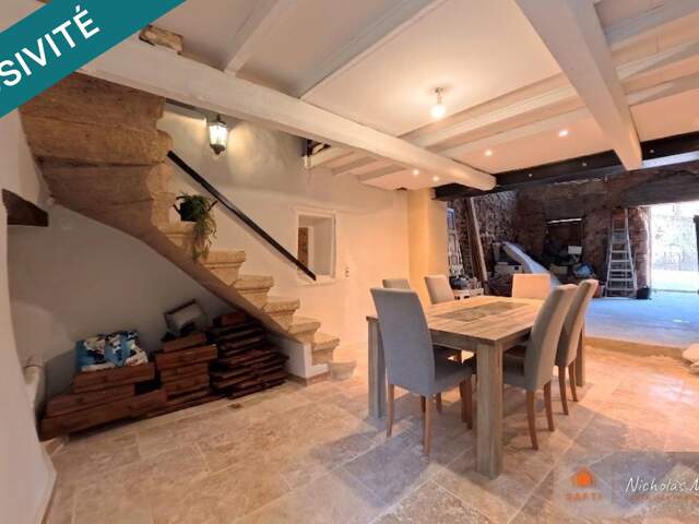 Maison en pierre 120 m²  10 m sous toit  Pouzilhac — photo du bien