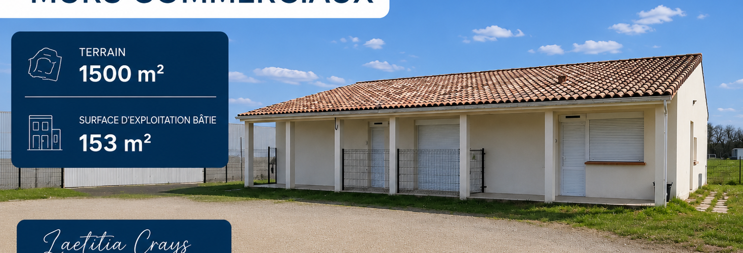 Commerce  153 m² à vendre à Montech (82700)