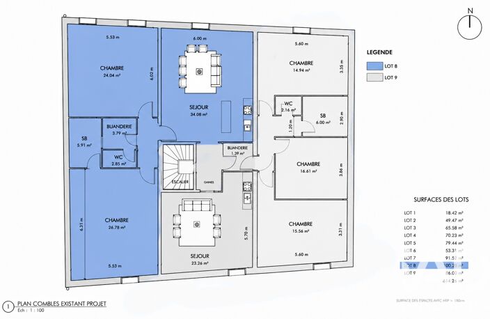 Vente Appartement 3 pièces — photo 3