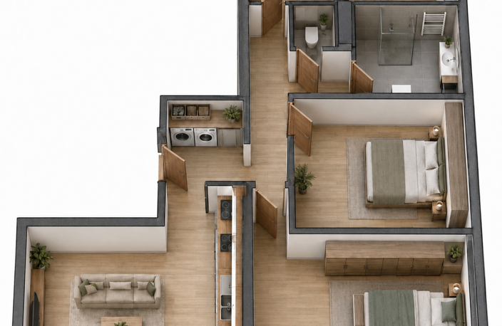 Vente Appartement 4 pièces — photo 2