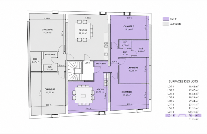 Vente Appartement 4 pièces — photo 3
