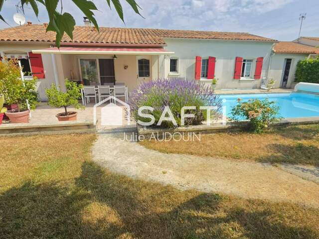 Maison de 128 m² avec piscine - aux portes de St Jean D'Y — photo du bien