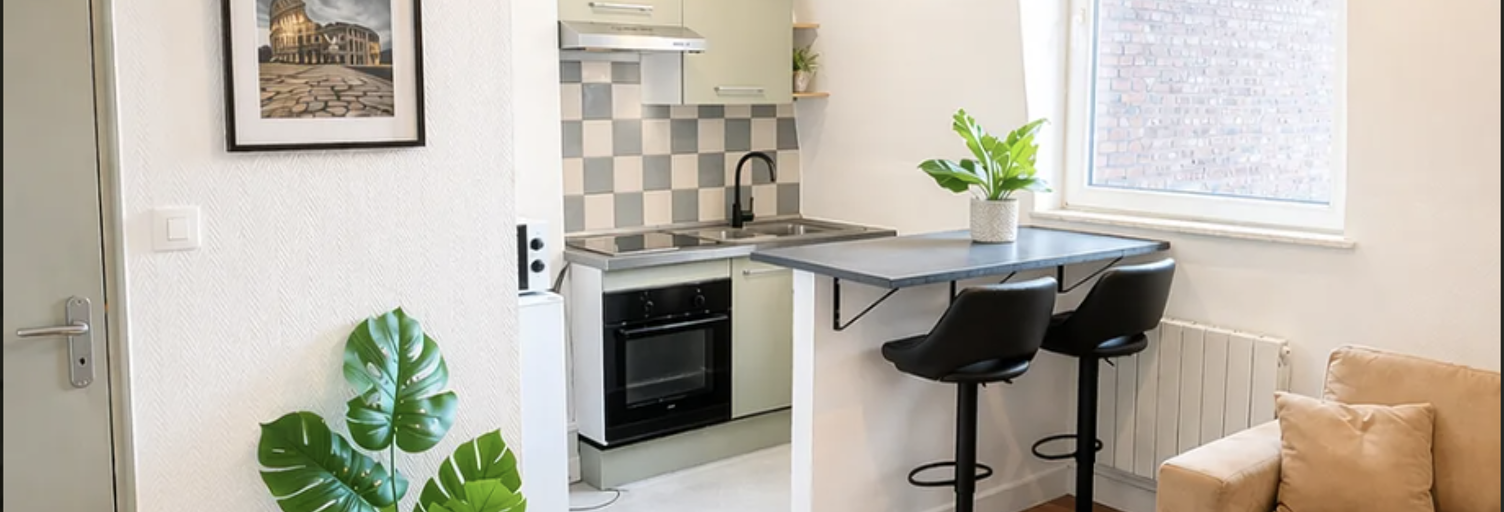 Appartement 2 Pièces 28 m² à vendre à Roubaix (59100)