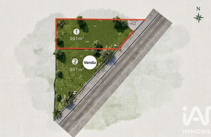 Vente Terrain à bâtir 501 m&sup2; — photo 3