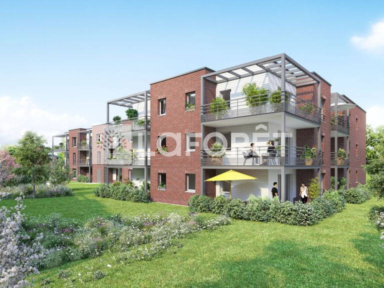 Valenciennes Limite Saint Saulve, En résidence le domaine du parc apt de type 2 de 42.63m² habitables — photo 1