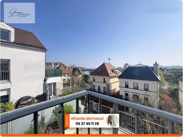 LE PERREUX-SUR-MARNE – VUE EXCEPTIONNELLE SUR LA MARNE – 2 MIN RER A – 4 PIÈCES 75 M² – DERNIER ÉTAGE – ASCENSEUR – BALCONS – PARKING — photo 1