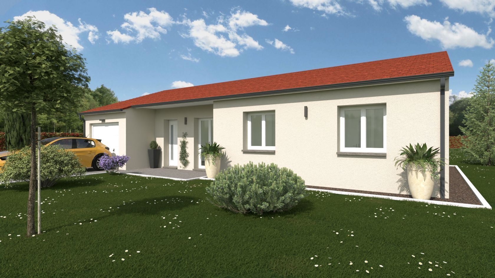 Projet de construction d'une maison 93 m² avec terrain à GOUISE (03)
