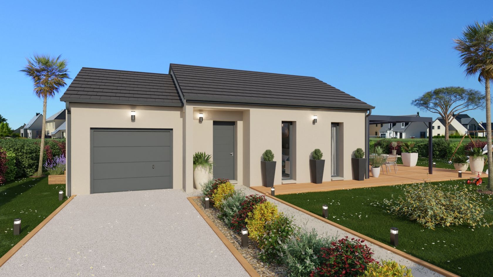Projet de construction d'une maison 91 m² avec terrain à ESCUROLLES (03)
