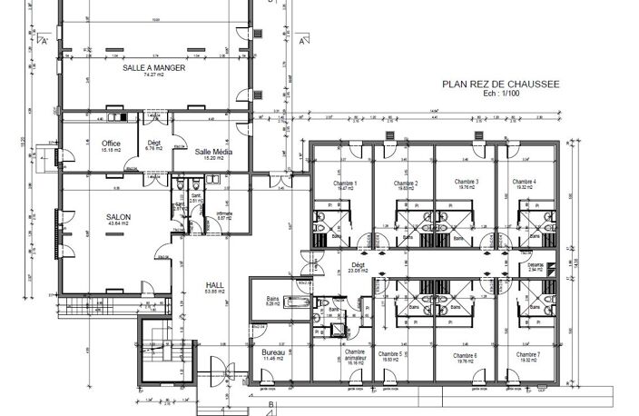 À vendre immeuble de 760 m2 à Loches, quartier des Bas Clos — photo 3