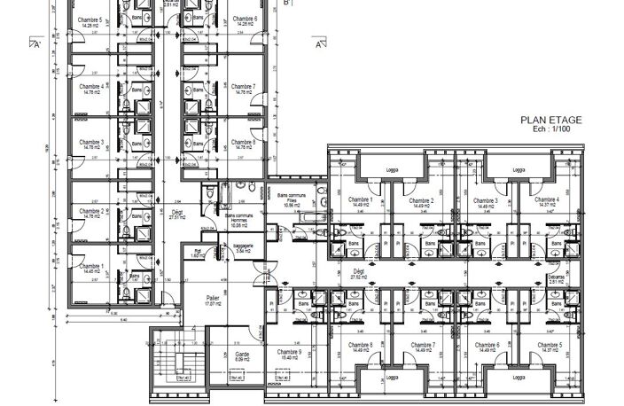 À vendre immeuble de 760 m2 à Loches, quartier des Bas Clos — photo 4
