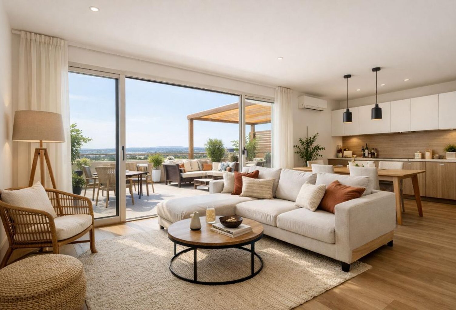 **Magnifique T4 de 73 m² – Terrasse plein Sud de 20 m², climatisation et parking en sous-sol** — photo 1