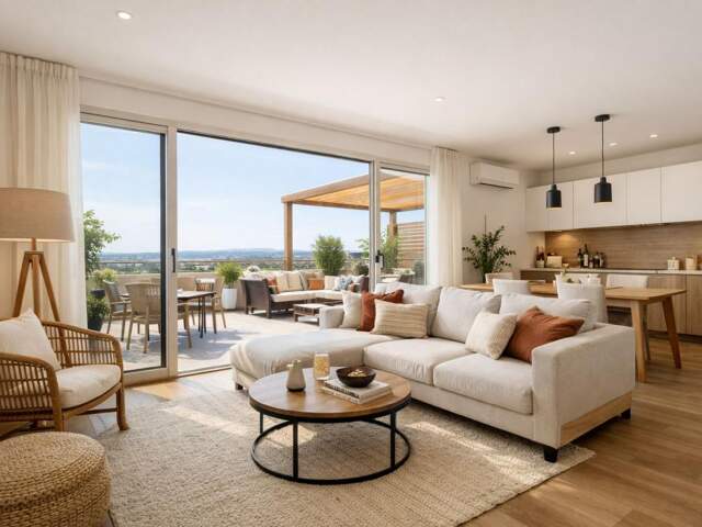 **Magnifique T4 de 73 m² – Terrasse plein Sud de 20 m², climatisation et parking en sous-sol** — photo du bien