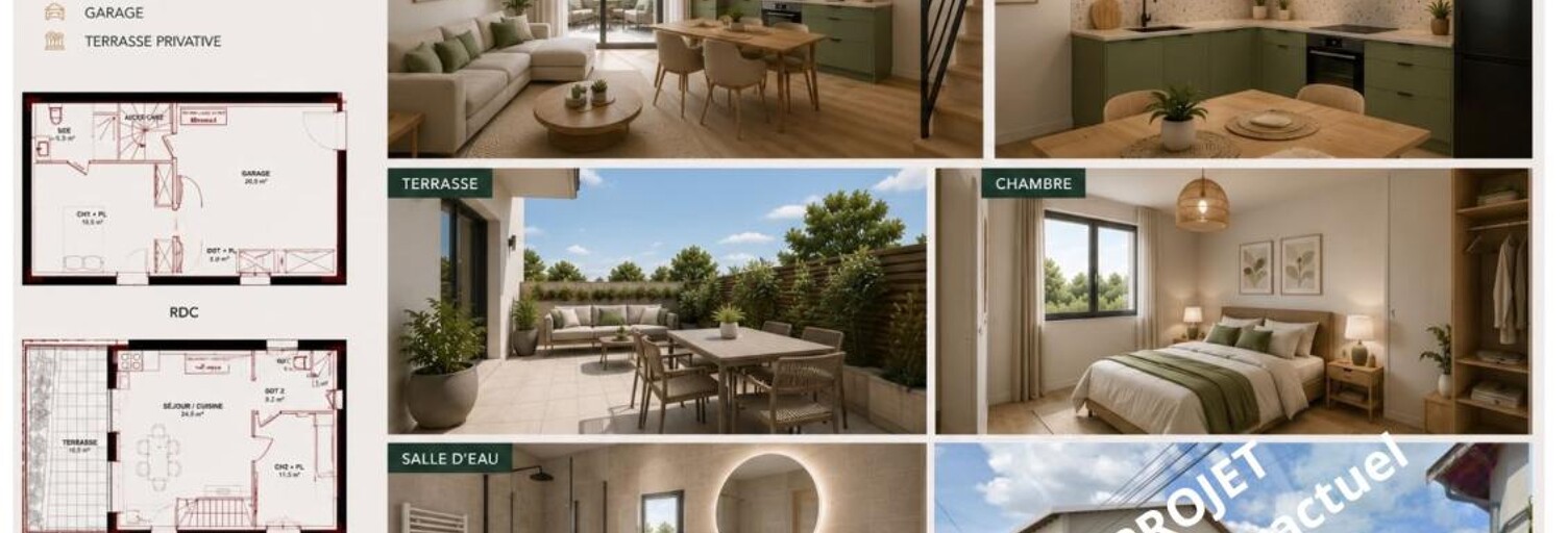 Appartement 3 Pièces 72 m² à vendre à Frontonas (38290)