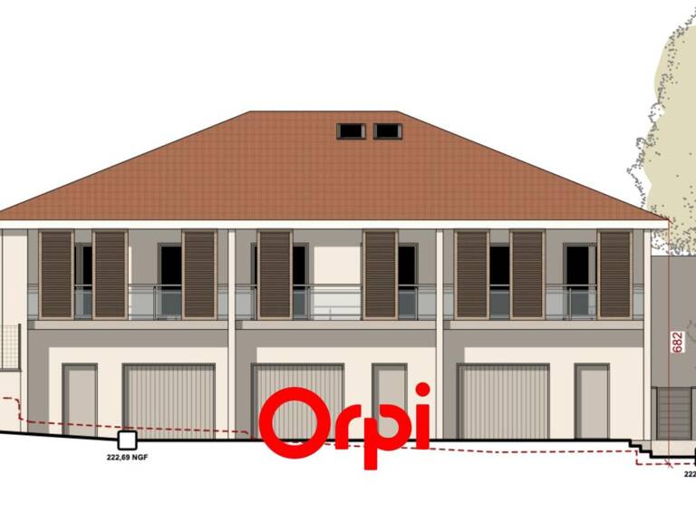 MAISON DE 96 m² - jardin privatif de 36 m2 – VOLUME & MODERNITÉ À FRONTONAS Le plus grand lot de la résidence | Jardin & Garage — photo 1