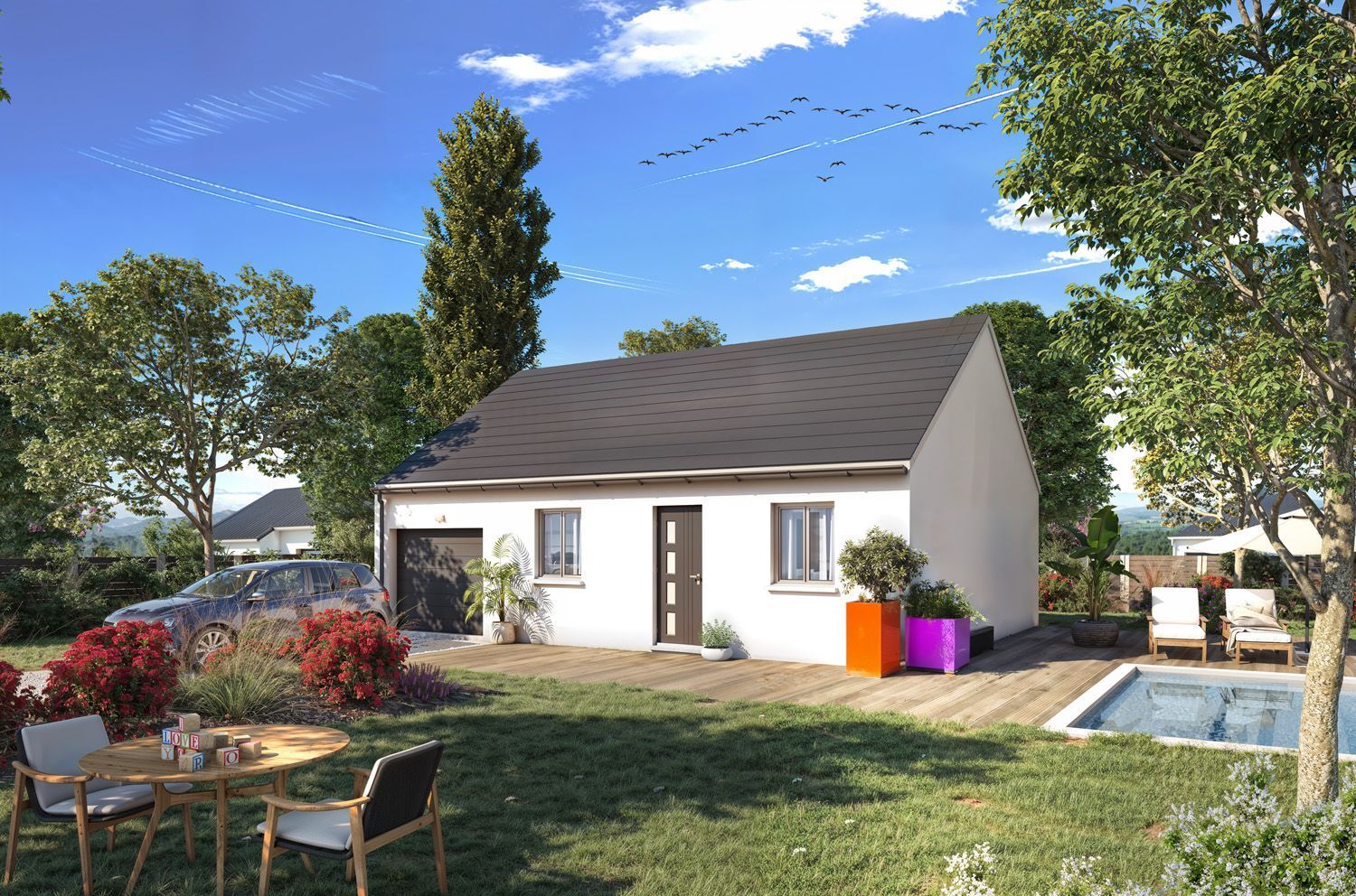 Projet de construction d'une maison 49 m² avec terrain à BORAN-SUR-OISE (60)