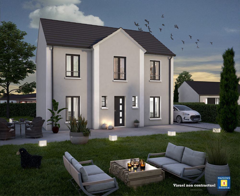 Projet de construction d'une maison 117 m² avec terrain à BORAN-SUR-OISE (60)