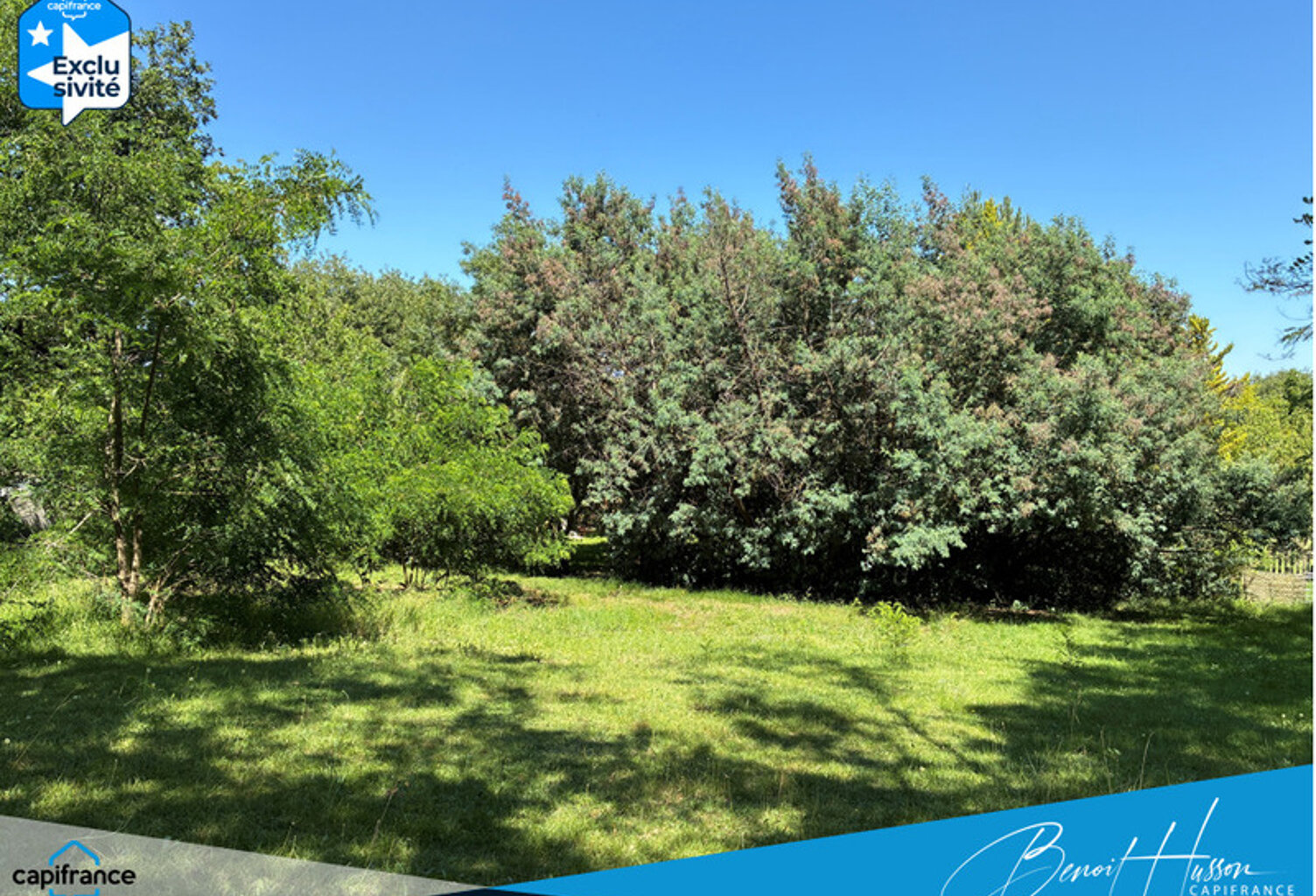 Terrain constructible de 1768m² - Hors lotissement — photo 1