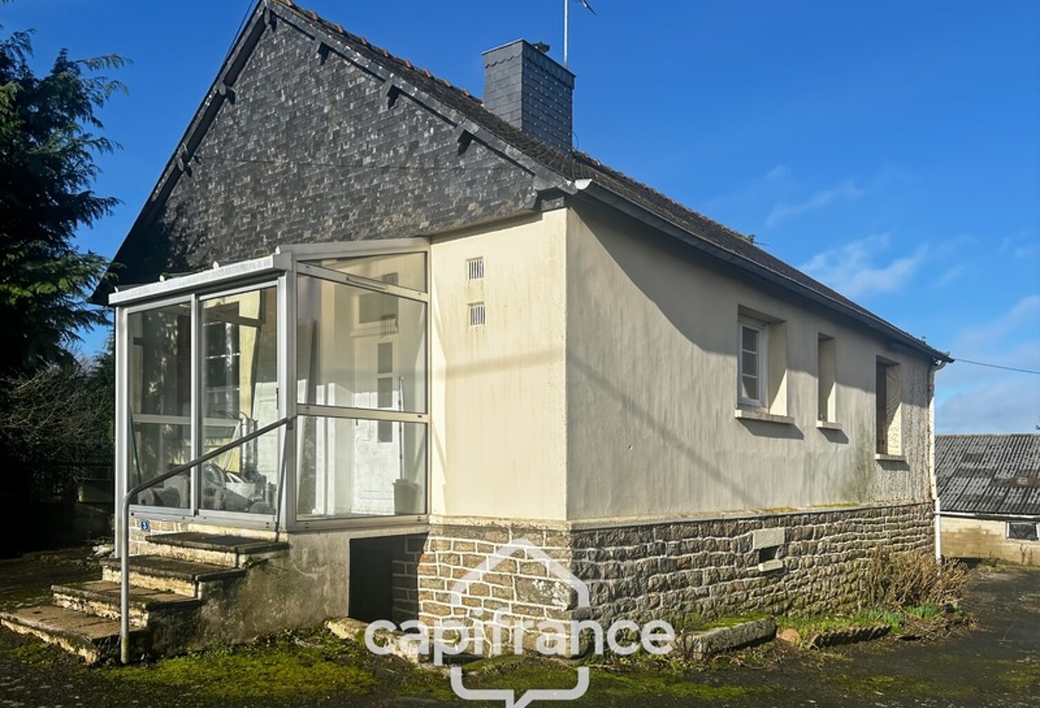 Maison de plain-pied 3 chambres avec sous-sol complet et jardin – Plémet — photo 1