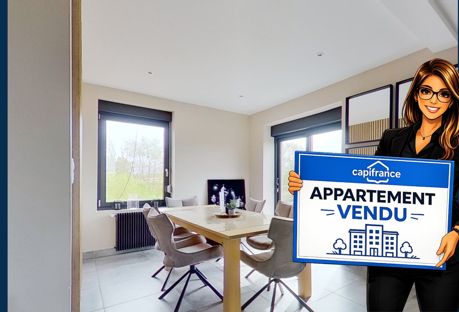 Appartement T6 de 132m² parking, jardin, balcon et cour et local professionnel — photo 1