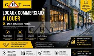 Commerce  100 m² à louer à Saint-Maur-des-Fossés (94210)