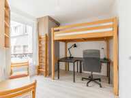 Superbe studio meublé et rénové sur cour – Jules Joffrin — photo 2