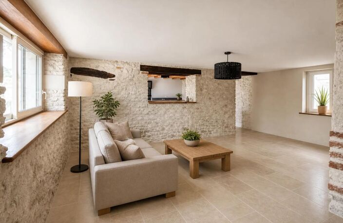 Maison T5 corps de ferme en pierre d'exception - 308 m2 - Fénols — photo 3