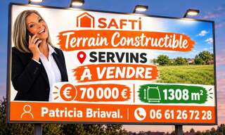 Terrain  1308 m² à vendre à Servins (62530)