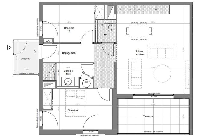 Vente Appartement 3 pièces — photo 4