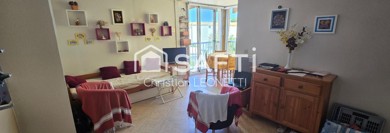 Appartement 2 Pièces 22 m² à vendre à Gruissan (11430)