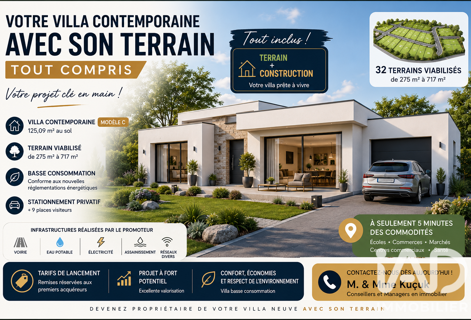Vente Terrain à bâtir 570 m&sup2; — photo 1